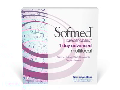 Sofmed Breathables 1 Day Advanced Multifocal High Add 90 PK