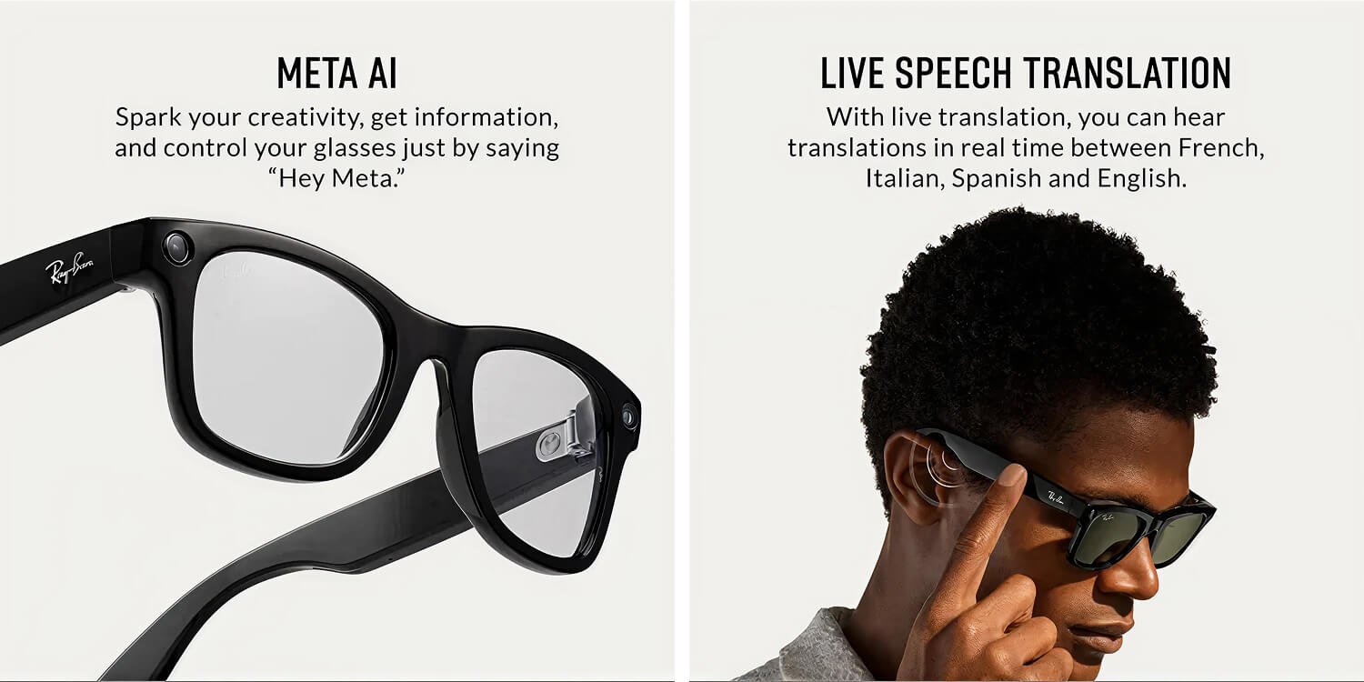 Ray-Ban® Meta Headliner large view angle 1