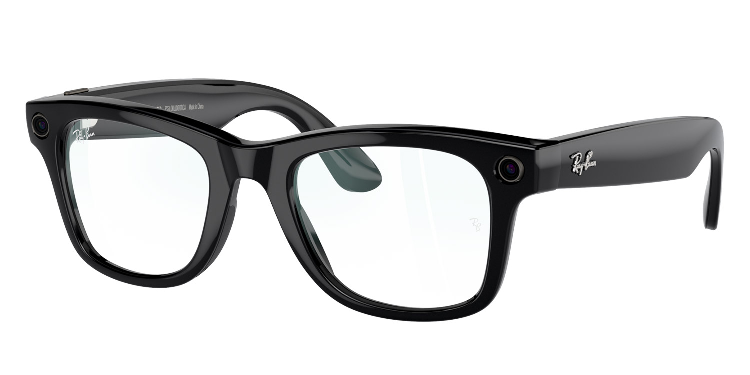 Ray-Ban® Meta Wayfarer Large large view angle 3